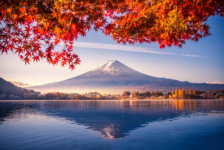Ammirate la vista sul Monte Fuji