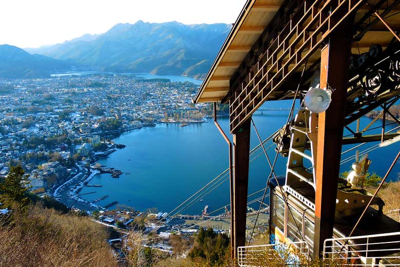 Ammirate la vista sul lago Kawaguchi