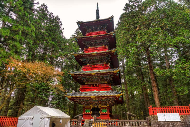 La pagoda del tempio Toshogu