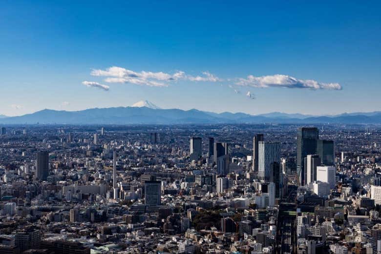 Vue sur Tokyo depuis la tour Mori
