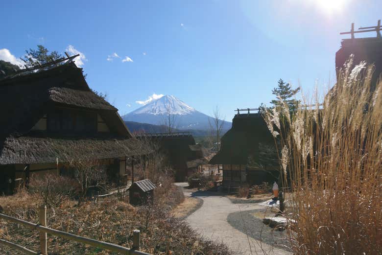 Paseando por la villa histórica Iyashi no Sato