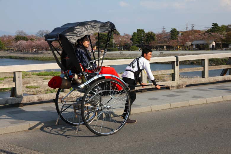 Take an optional ride in a rickshaw!