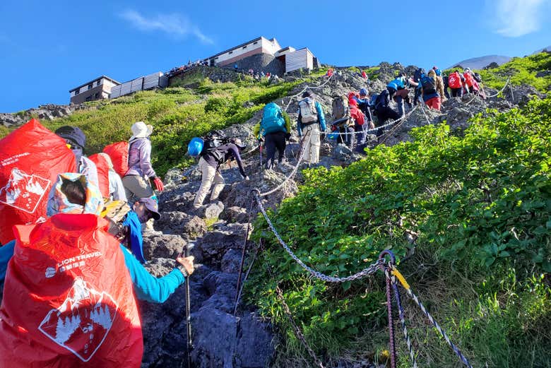 Surmontez les sections exigeantes de l'ascension