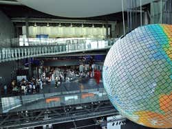 Inside the Miraikan museum