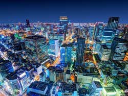 Panoramic views of Osaka