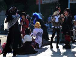 Urban tribes meeting in Harajuku