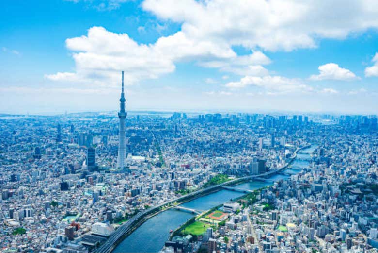 Vistas panorámicas de Tokio