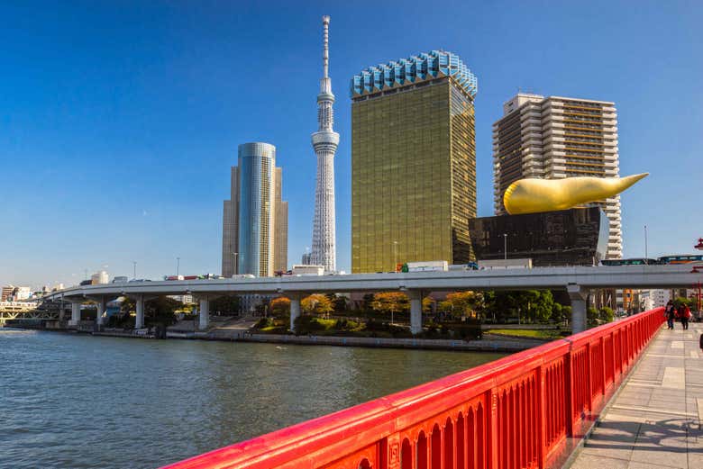 Vista de la torre Tokyo Skytree