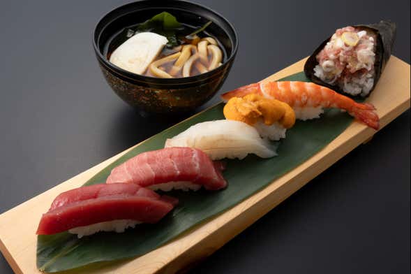Atelier de sushi à Tokyo