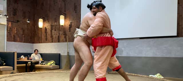 Entrada a un entrenamiento de sumo