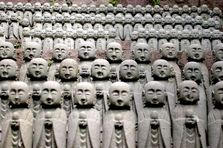 Recorriendo el templo Hase-dera