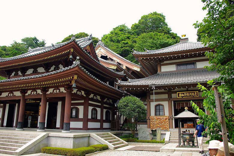 Disfrutando de la excursión a Kamakura
