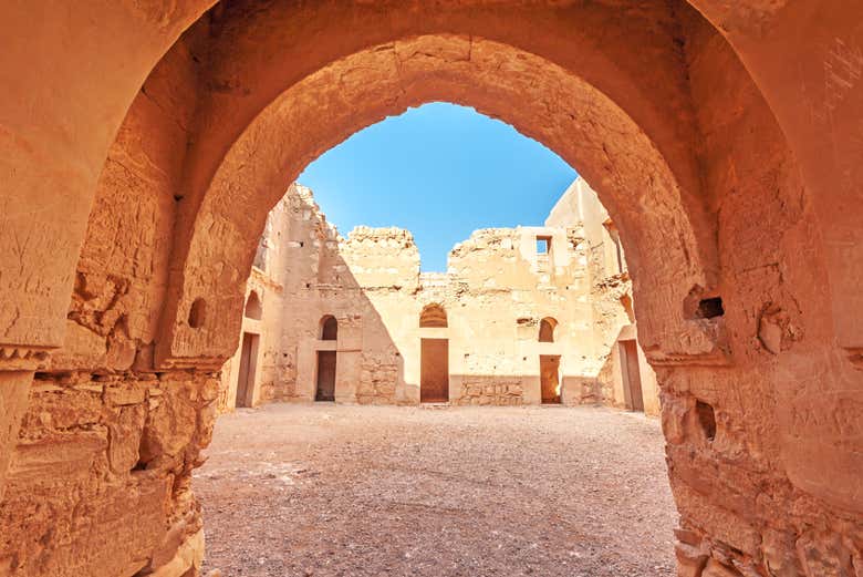 Interior do castelo de Harranah