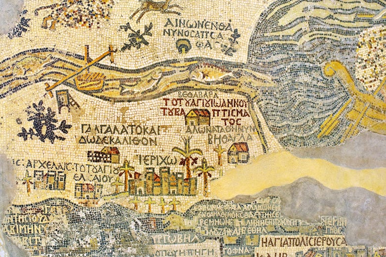 El mapa mosaico de Madaba