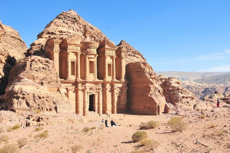 El monasterio de Petra, llamado El Deir