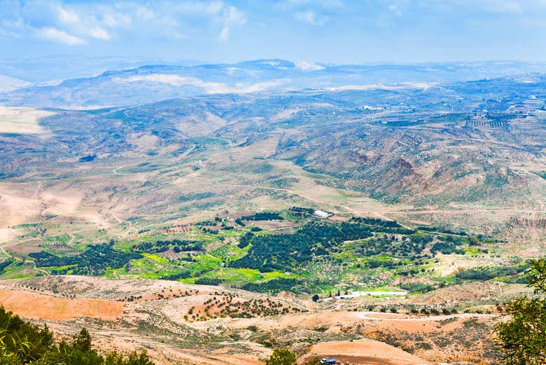 Vistas de la Tierra Prometida desde el monte Nebo