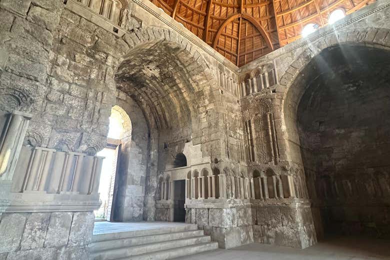 Interior do Palácio Omeia, em Amã