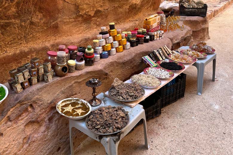 Produits typiques de Pétra