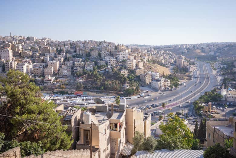 Vista aerea su Amman