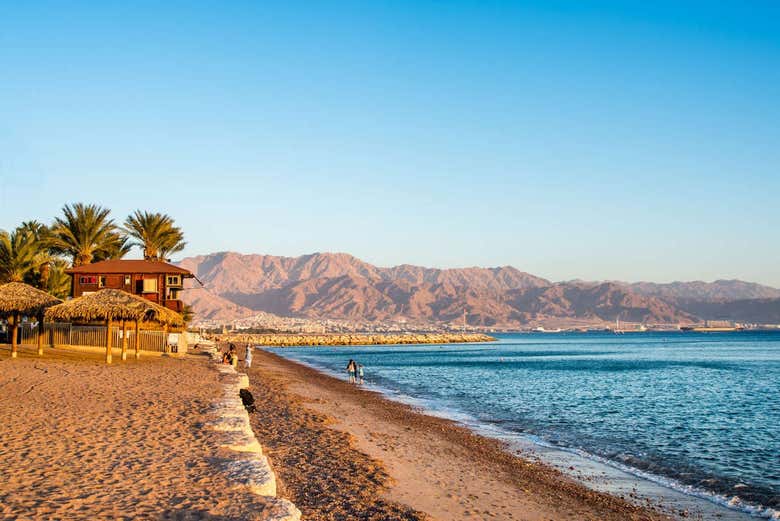 La plage d'Aqaba