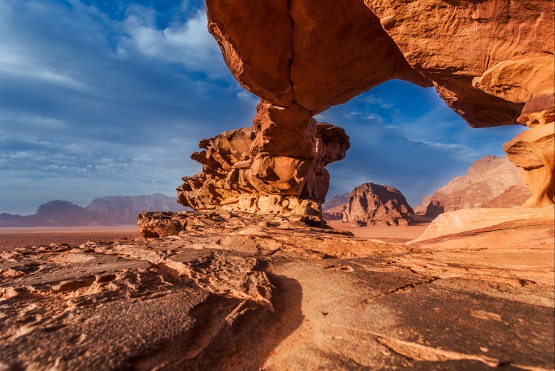Formaciones rocosas de Wadi Rum