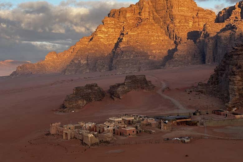 Você terá vistas incríveis do deserto