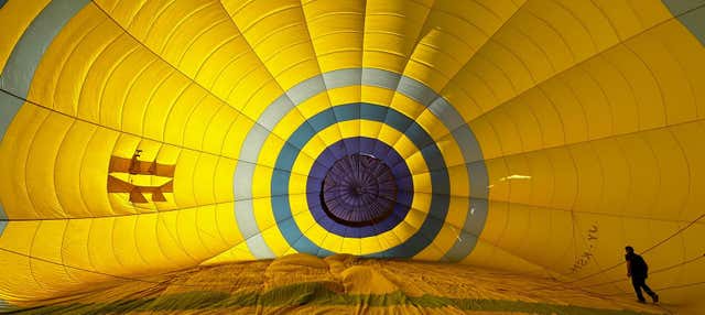 Giro in mongolfiera a Wadi Rum