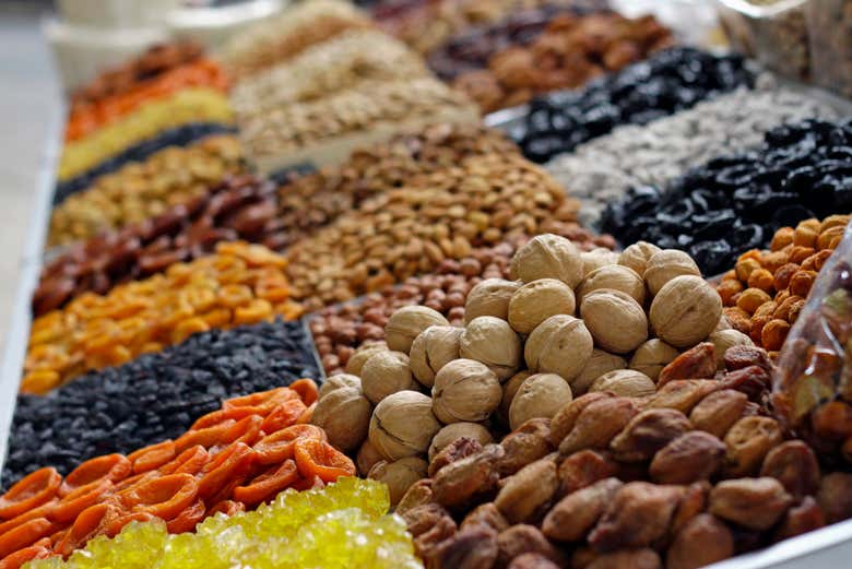Fruits secs au Green Bazaar