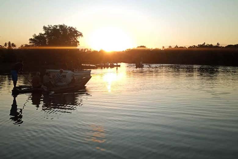 Vous pourrez admirer les couleurs magiques du coucher de soleil