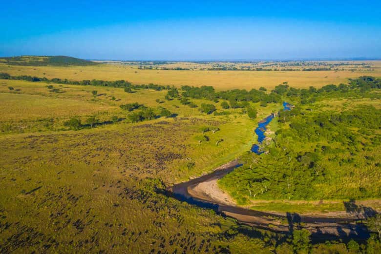 Beautiful landscapes of Masai Mara