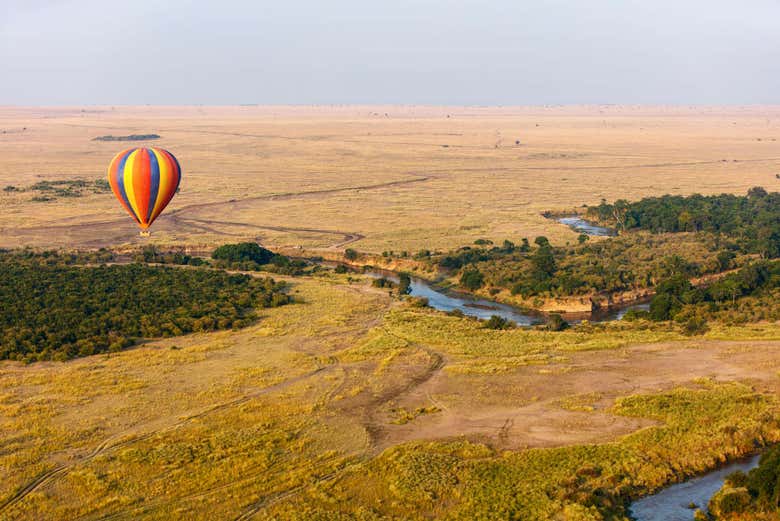 Ballooning over Masai Mara