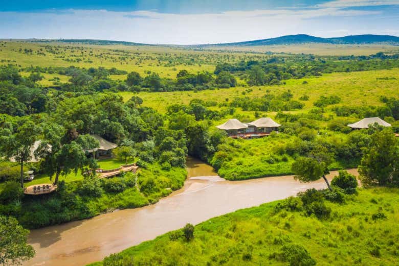 Masai Mara from above