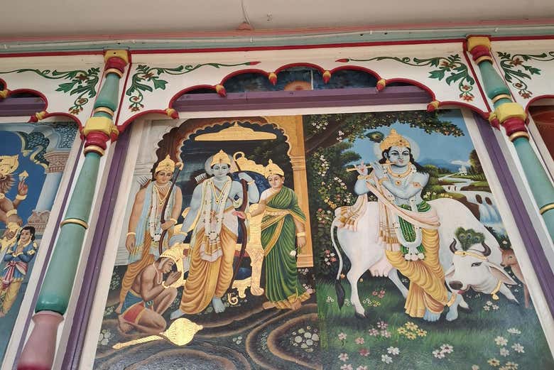 Visitaremos un templo hindú de Mombasa