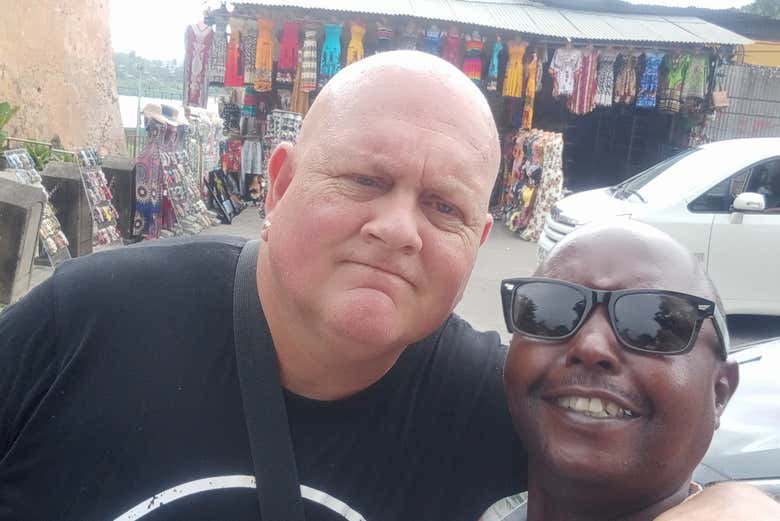 ¡Foto selfie con el guía!