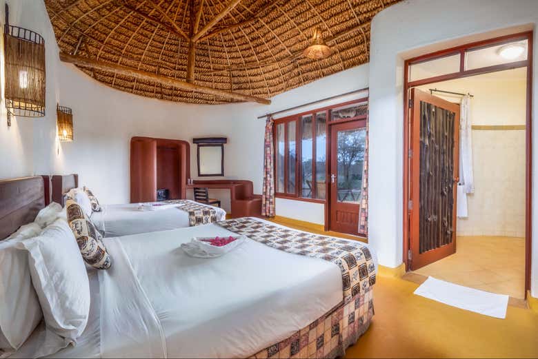 Dormiremos en un lodge de 3 o 4 estrellas