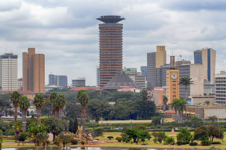 Vue sur le centre de Nairobi