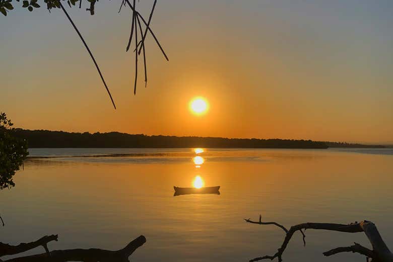 Watching the sunset in Watamu