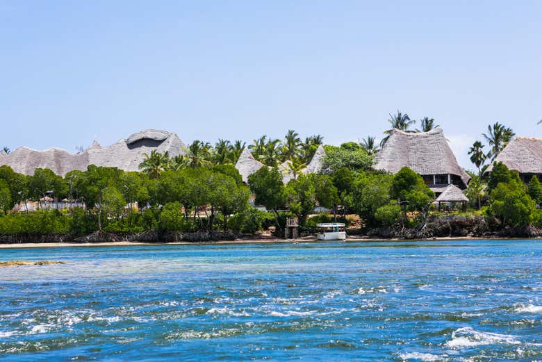 Views of Watamu beach