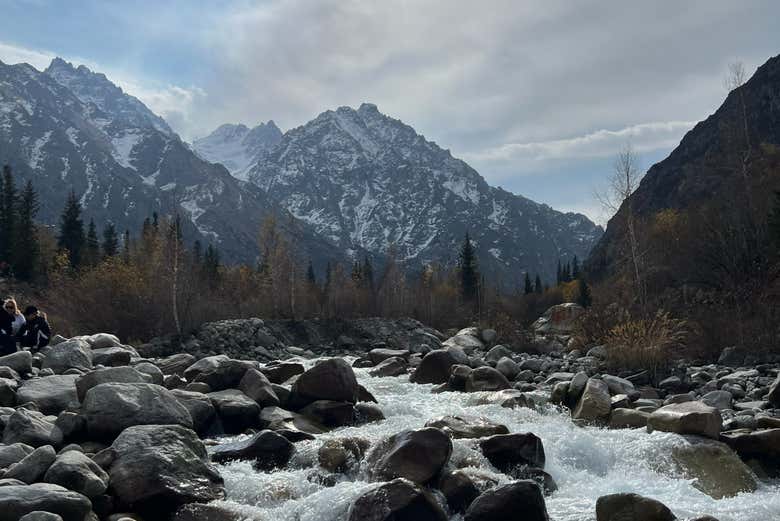 Admire the river in Ala Archa National Park