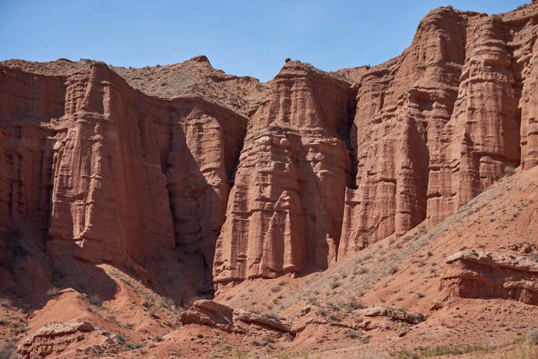 Formations rocheuses du canyon de Konorchek
