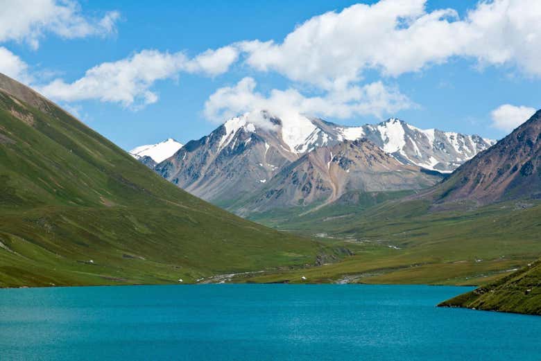 Vue sur le lac Kol Ukok