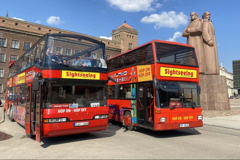 Parada principal de los autobuses