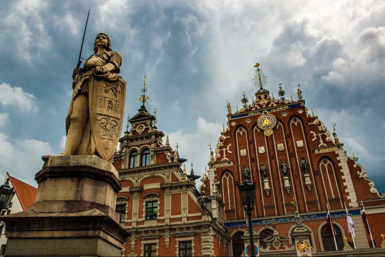 Plaza del Ayuntamiento en Riga