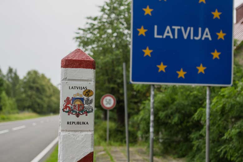 Cruzaremos la frontera entre Letonia y Lituania