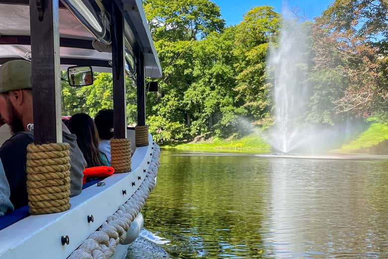 Disfrutando de las aguas de Riga