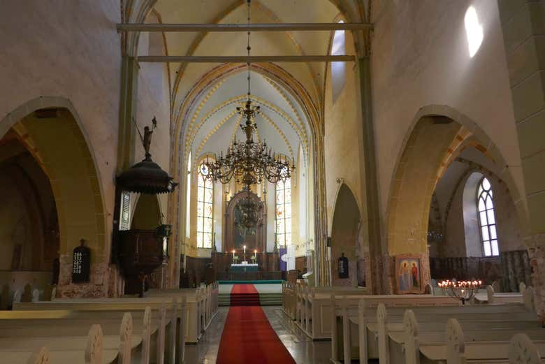 Historic church in Cesis