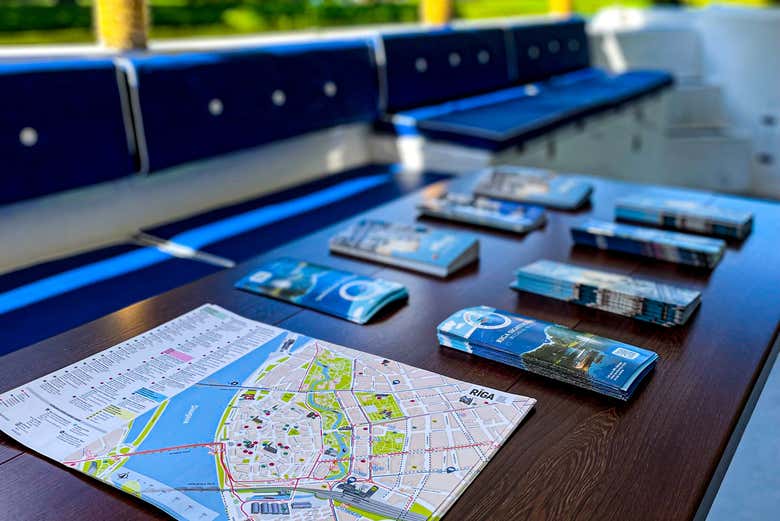 Tendréis mucha información de Riga a bordo