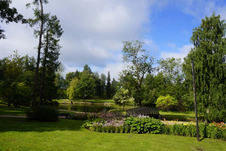 Gardens in Cesis