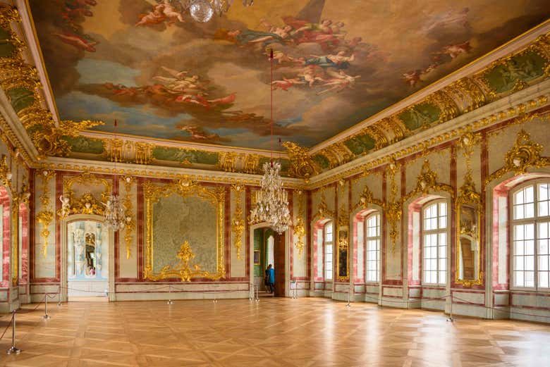 Visite de l'intérieur du château