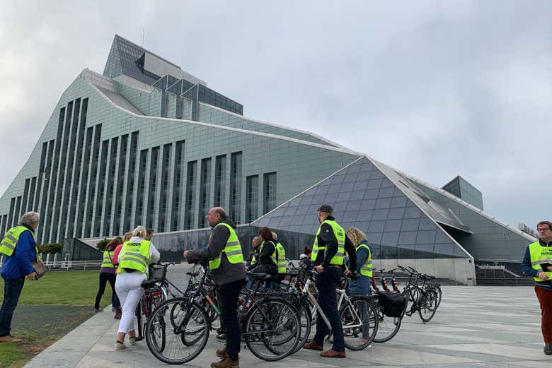 Admire the National Library of Latvia
